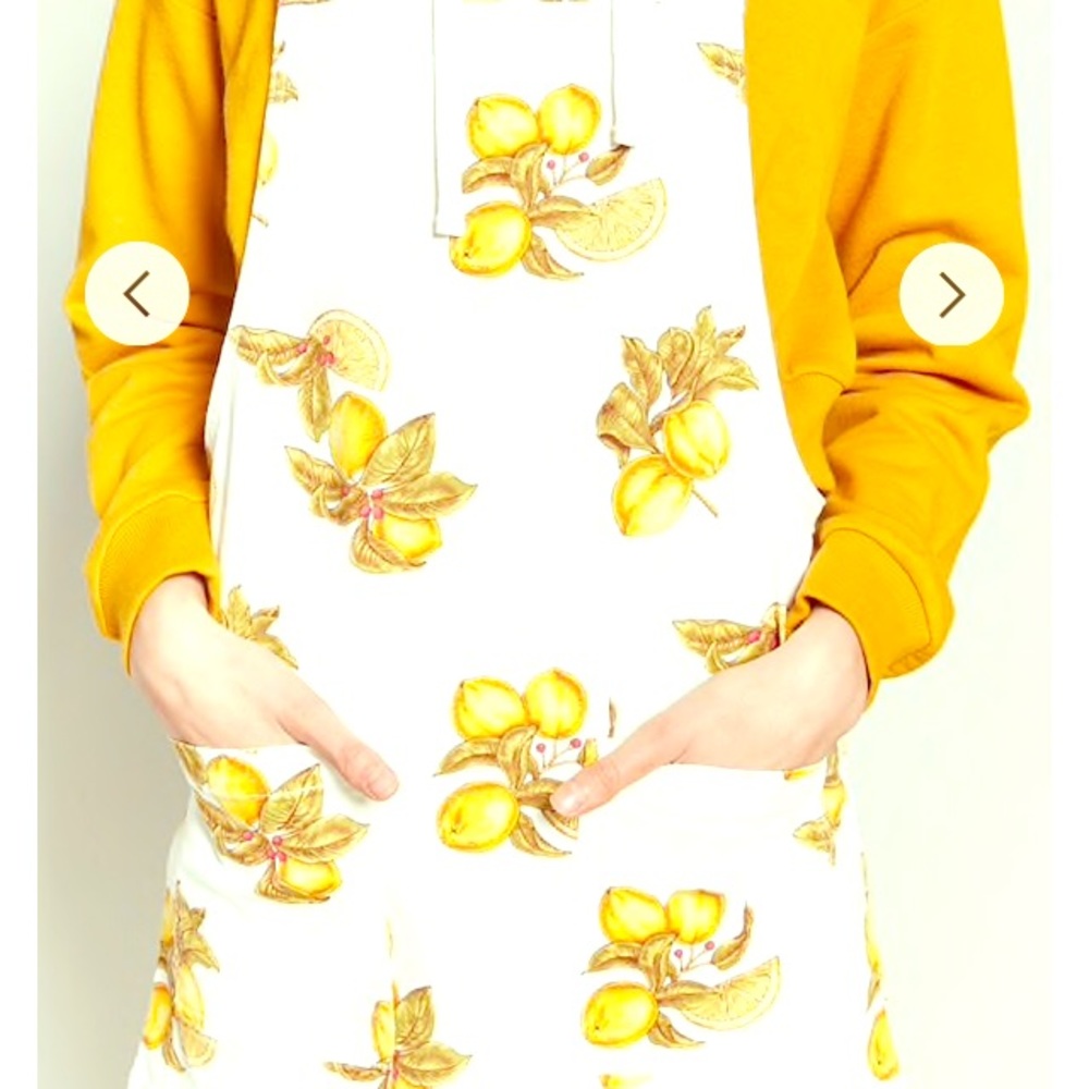 Forever 21 Lemon Overall Dress